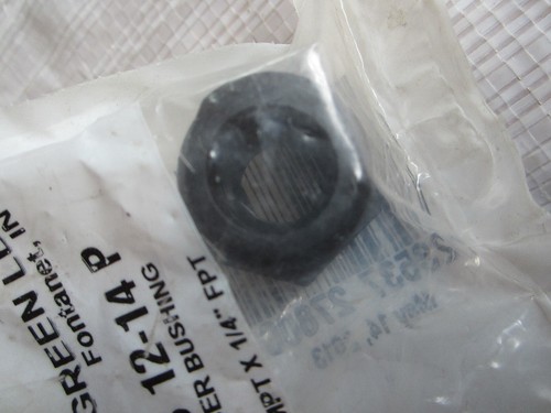 GREEN LEAF RB 12-14 P REDUCER BUSHING 1/2X1/4   LOT OF 5 - Afbeelding 5 van 7