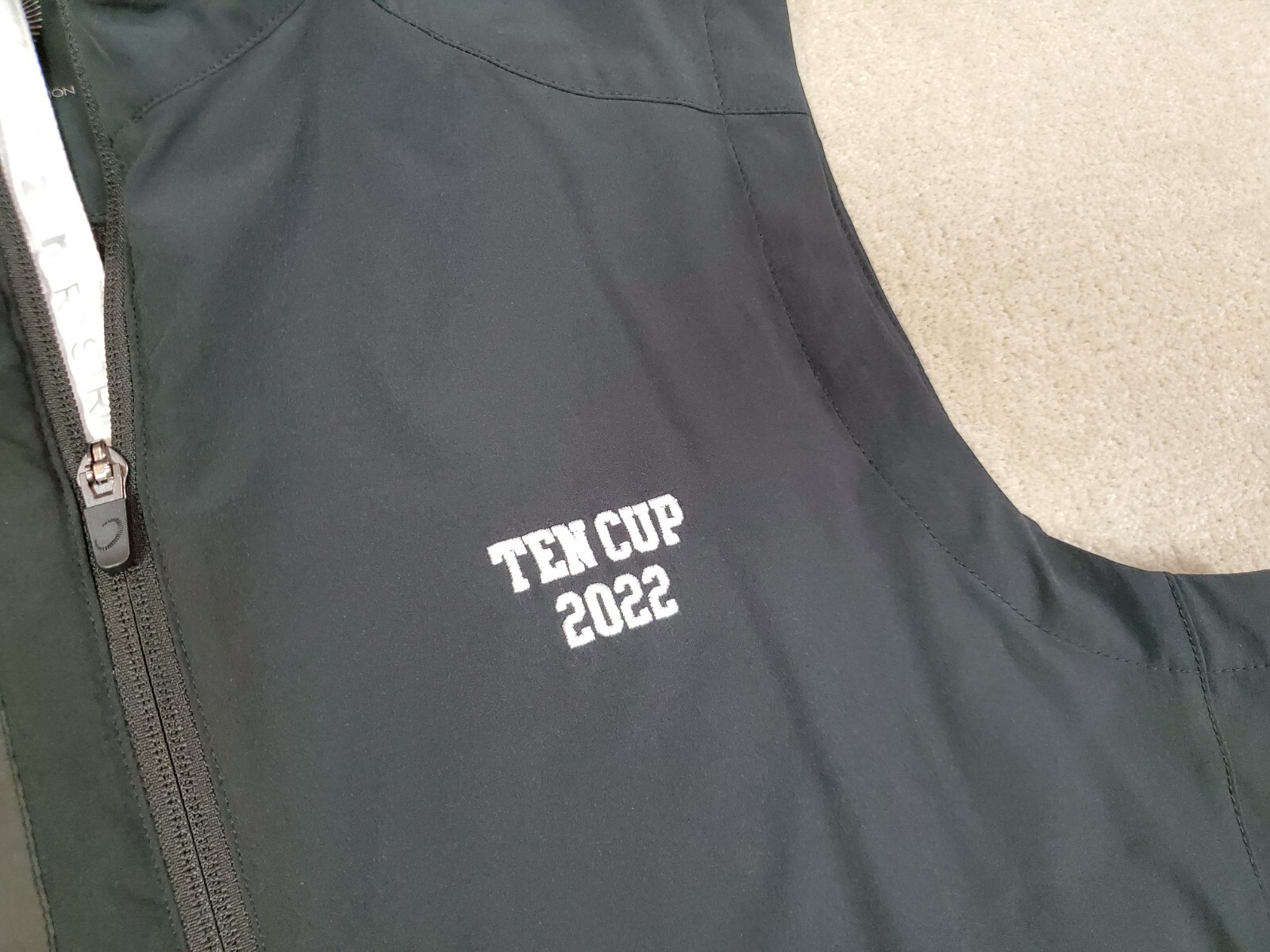 Zero Restriction Vest Mens Large Black Full Zip Jacket Sleeveless Stretch Golf* eBay