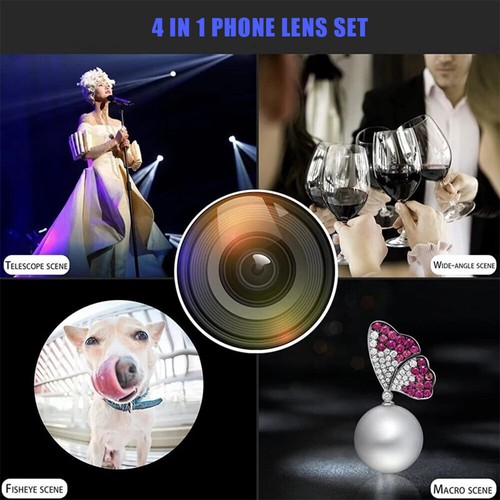36X Phone Camera Telephoto Lens Zoom Fisheye Lens For iPhone For Samsung - Zdjęcie 11 z 11