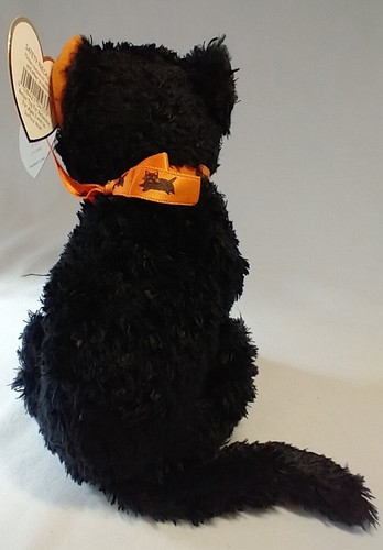 Ty Beanie Babies Fraidy Halloween Black Cat Plush Original Tags - Picture 6 of 9