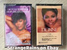 Dionne Warwick 2 Cassette Tape Lot PLAY TESTED