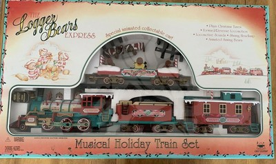 logger bears express train set