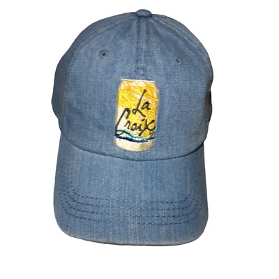La Croix Water Promotional Advertising Baseball Denim Embroidered Strapback New