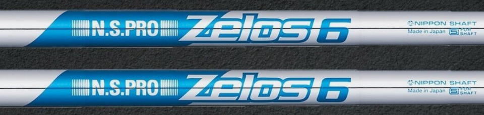 Lot De 6 Tiges De Fer Nippon N.S.Pro Zelos 6 – Flex Régulier, 68.5g, 0.355 Tip (5-PW, GW) – Neuves