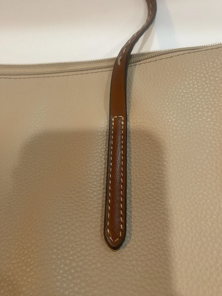 Bolso Cartera St Johns Bay Windsor Bronceado Doble Asa Foto 4 de 4