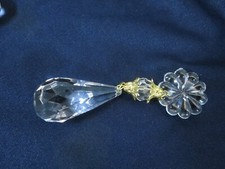 Teardrop Acrylic  Glass Crystal Clear Christmas Ornaments