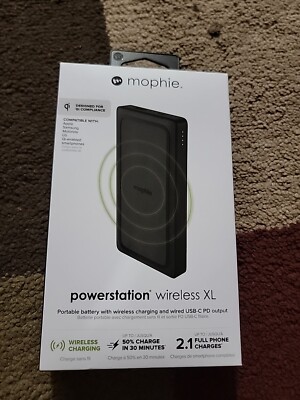 Mophie Powerstation Wireless XL New in Box Battery Power Bank