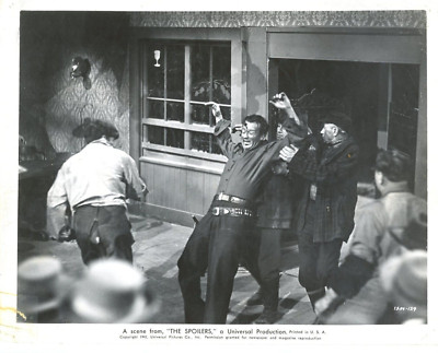 Vintage 8x10 Photo The Spoilers 1942 Randolph Scott John Wayne Marlene Dietrich