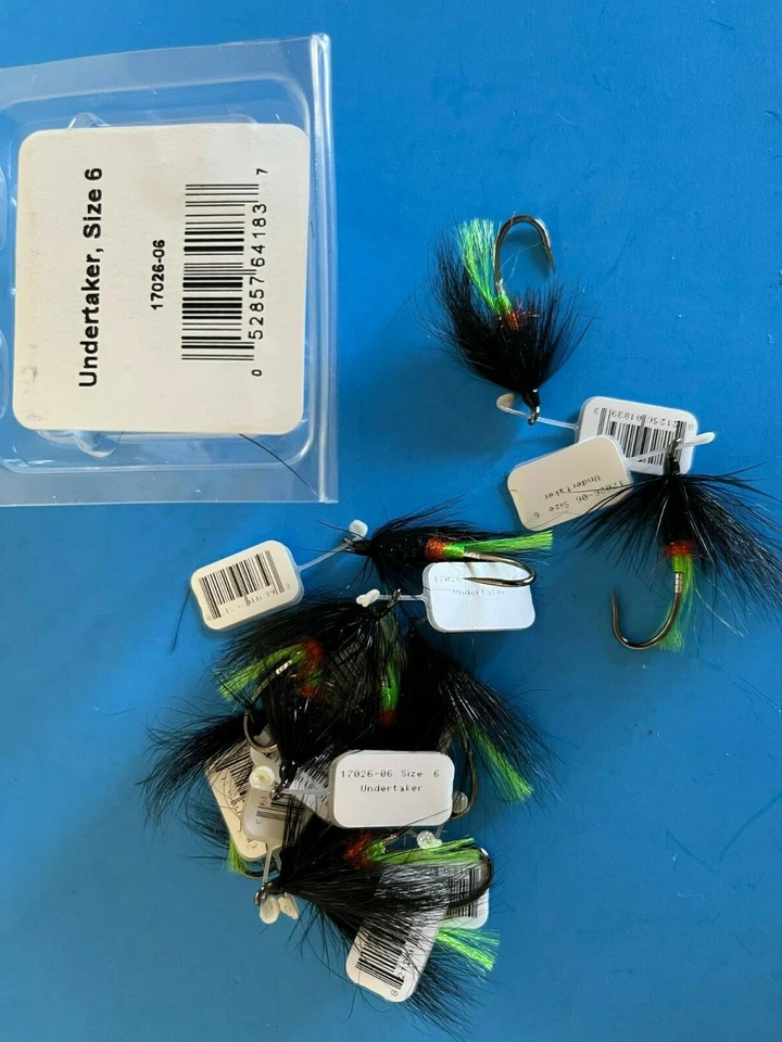 12-umpoqua Undertaker Streamer pesca con mosca moscas tamaño # 6 Foto 2 de 2