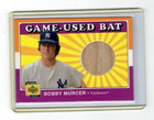 2001 Upper Deck Ud Decades 1970's Game-Used Bat Bobby Murcer