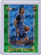 2020-21 Panini Select Basketball Cole Anthony RC #13 Green Rookie Selections