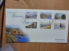 GUERNSEY 2015 ARTISTS OF GUERNSEY SET 6 STAMPS FDC FIRST DAY COVER