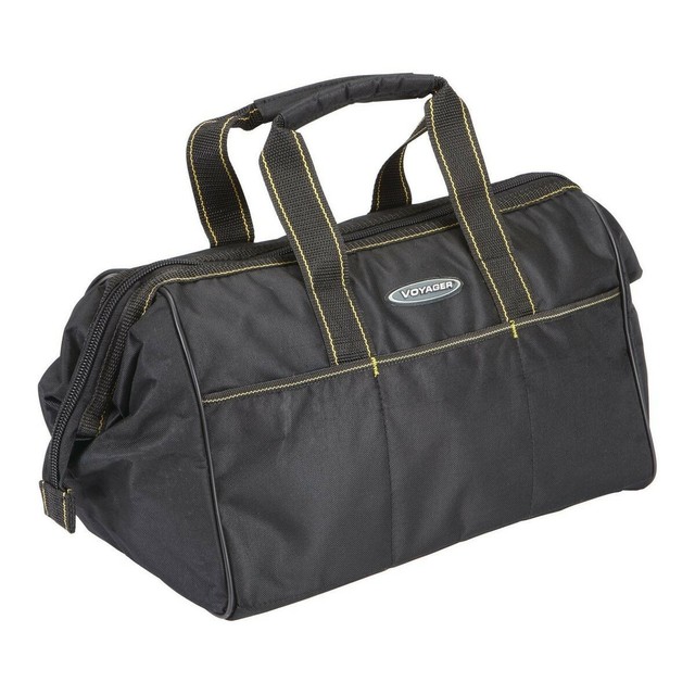 Voyager Tool Bag 15" 14 Pockets Black Heavy Duty Polyester Ballistic Nylon Trim eBay