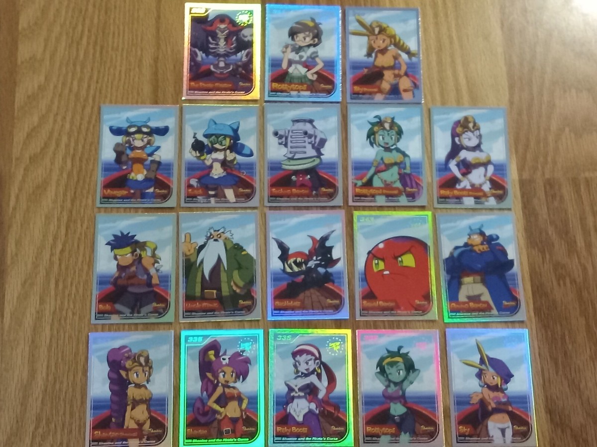18 Card COMPLETE SET Shantae And The Pirates Curse Limited Run
