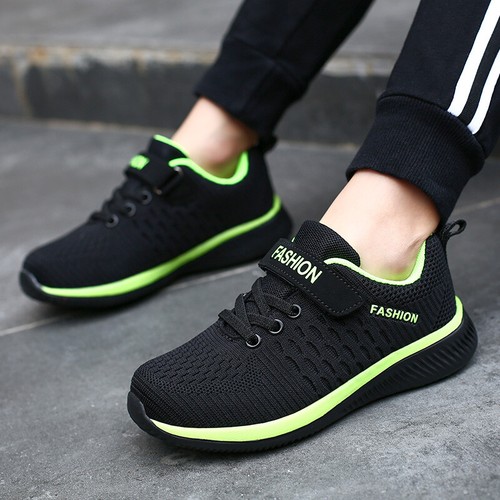 Kinder Laufschuhe Jungen Mädchen Schule Joggen Freizeit Sport Wanderschuhe Größe - Bild 2 von 24