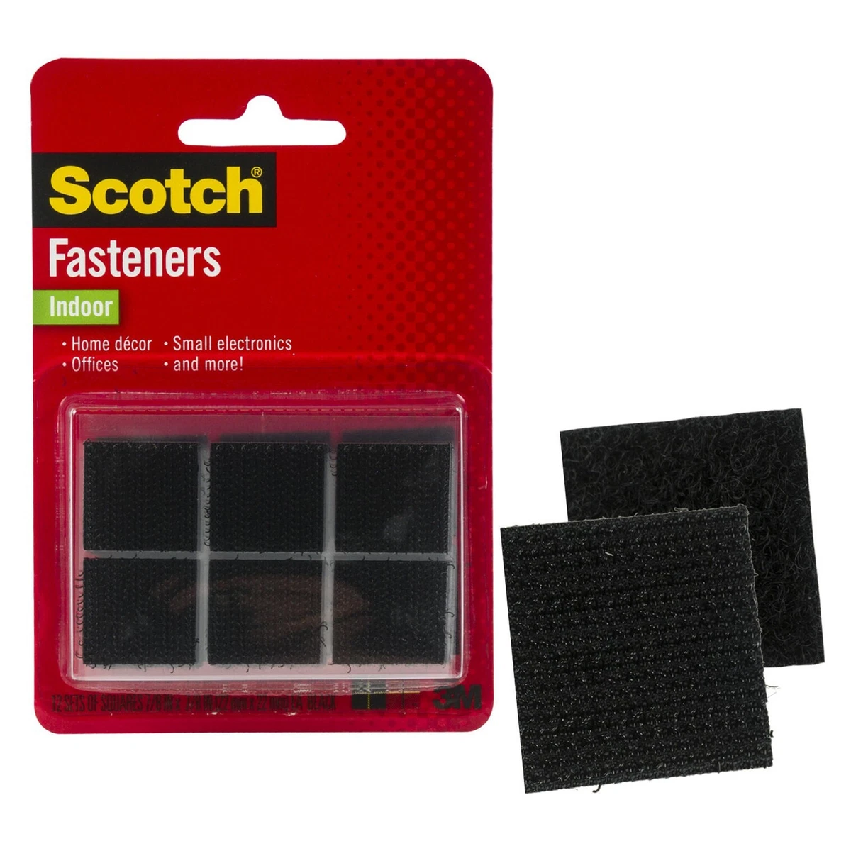Scotch hook and loop clearance fasteners