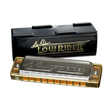 Lee Oskar Harmonica key of C - Low rider GOLD Limited edition Free US shipping