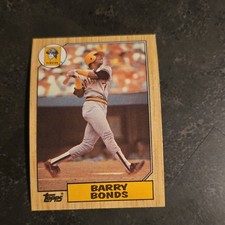 1987 Topps Barry Bonds Rookie ERROR CARD 🔥EXTREMELY RARE🔥 #320 Pirates