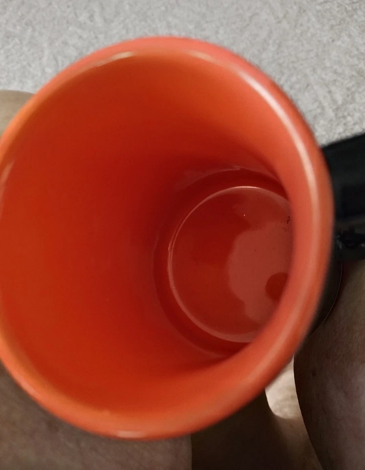 Detroit Tigers Coffee Mug 14 oz Dark Blue Orange Inside & Sculpted 2014 Boelter - Image 3 of 3