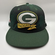 Green Bay Packers New Era Ink Dye Sideline 9FIFTY Snapback Hat NWOT