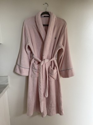 Tommy Hilfiger Soft Plush Pink Super Comfy Cozy Womens Bathrobe S/M