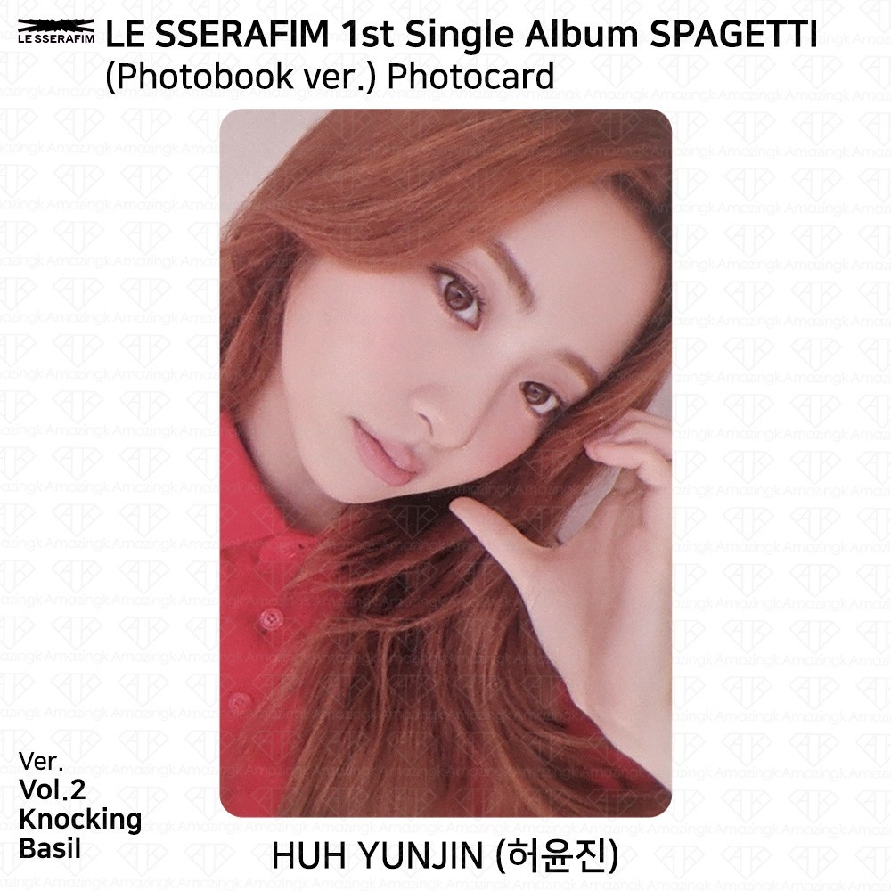 LE SSERAFIM 1st Single Album SPAGHETTI Official Photocard SAKURA