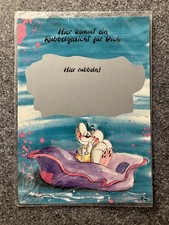 DIDDL SPRINGMAUS - RUBBELIES KARTE OVP - KUSCHELKISSEN - KNUDDELSAMMLUNG NR. 42