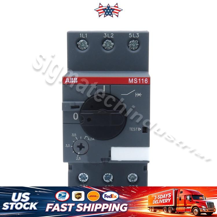ABB MS116-2.5 Manual Motor Starter 1.6-2.5A 1SAM250000R1007 new #