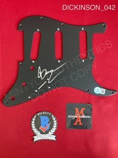 Bruce Dickinson Iron Maiden autographed signed guitar pickguard Beckett COA