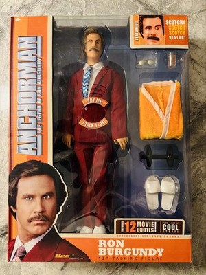 Anchorman Ron Burgundy 13'' Talking Figure by Beeline Creative INC 2013. 