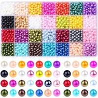 Perlen, 6Mm, 28 Farben, Schmuckperlen, Perlen Kit, Diy, Armband, Halskette