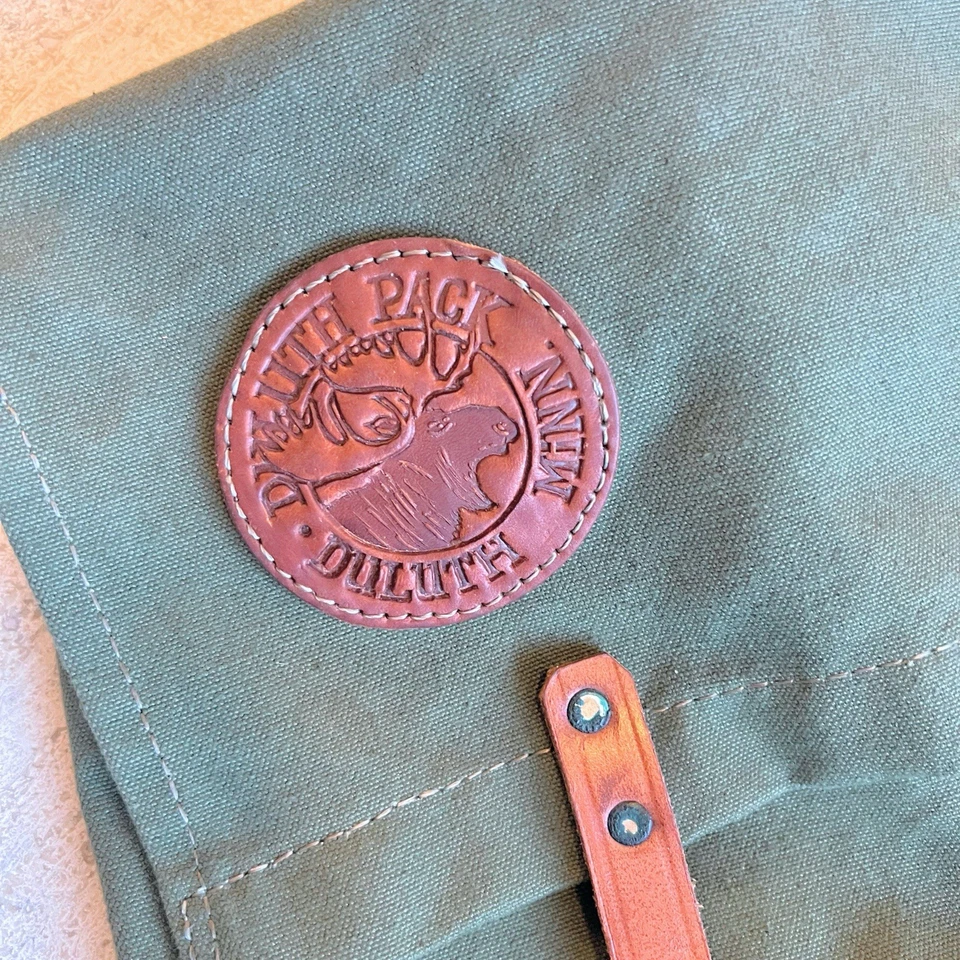 Mochila de senderismo de lona saco de canoa Northwoods Duluth de colección Foto 3 de 3