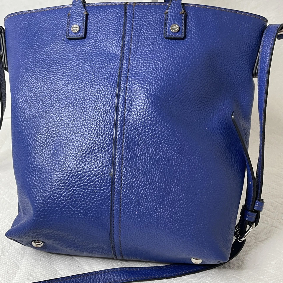 Dana Buchman Tote Bag Womens Pebble Leather Zebra Lining Shoulder Purse Handbag - Image 2 of 4