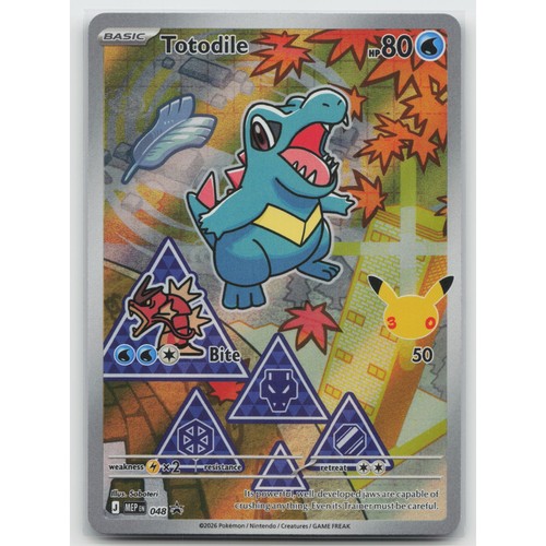 Totodile Holo Mega Evolution Promo 048 Promo NM Pokemon