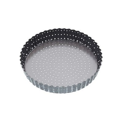 KitchenCraft Master Class krustig backen geriffelt rund 20 cm Quiche Dose
