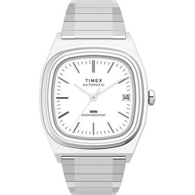 Automatik Uhr TIMEX 1983 REISSUE TW2W70800 Elastisches Stahlarmband