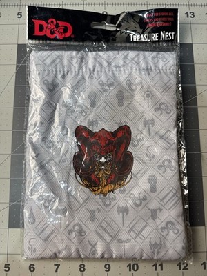 Ultra PRO Dungeons & Dragons Treasure Nest Dice Bag Fire Giant Red Gray New D&D