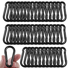 40PCS M6 Heavy Duty Carabiner Clips, 260Lbs Capacity for Outdoor Use