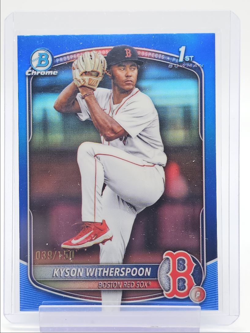 KYSON WITHERSPOON 2025 BOWMAN CHROME DRAFT 1ST BLUE REFRACTOR /150 Q4920
