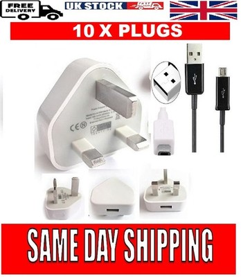 10 x Huawei Nokia Micro Kabel & Original Original CE Netz Ladegerät Großhandel Posten