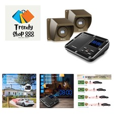 Wireless Driveway Alarm 1800 Feet Long Range Motion Sensor Alert System Drive...