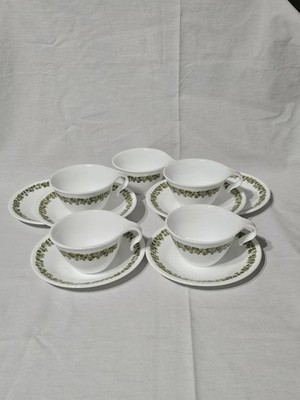 11 Pieces Corelle Spring Blossom Crazy Daisy Cups And Saucers