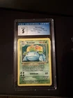 CGC 5 Pokemon Venusaur 15/102 Base Set Unlimited Holo Rare English 1999