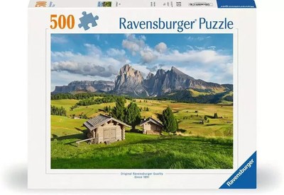 NEW & SEALED Ravensburger 01383 Dolomite Idyll of Siusi 500 Pc Jigsaw Puzzle