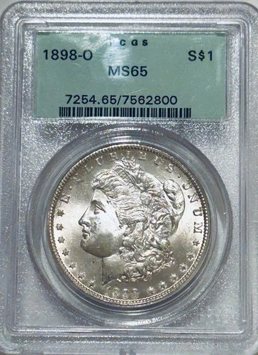 1898 O Morgan Silver Dollar PCGS MS65 OGH