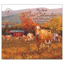 Legacy Publishing Group,  Cow Calendar by Bonnie Mohr 2026 Wall Calendar, 13.38'