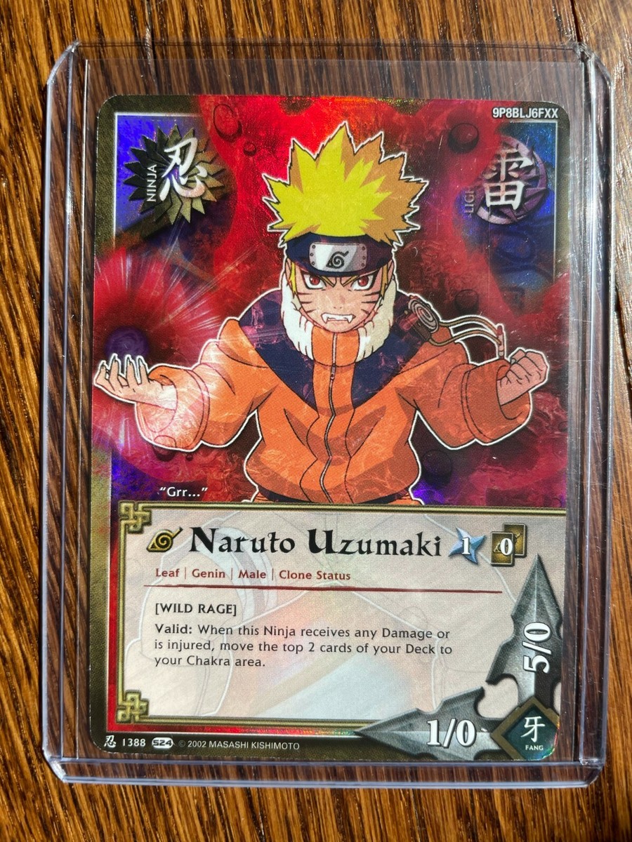 Naruto CCG TCG N-1388 Naruto Uzumaki [Wild Rage] Promo | eBay