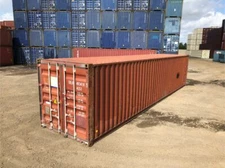 Used 40' Dry Van Steel Storage Container Shipping Cargo Conex Seabox Savannah