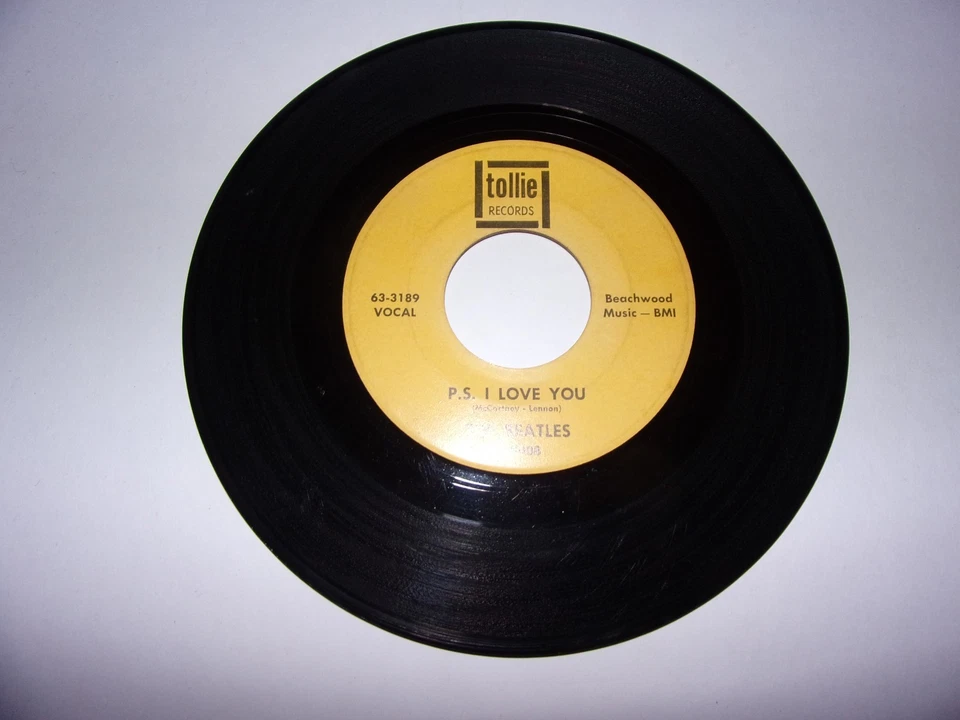 The Beatles: Love Me Do / P.S. I Love You / 45 Rpm / Tollie 9008 / 1964 Oldies - Image 2 of 2