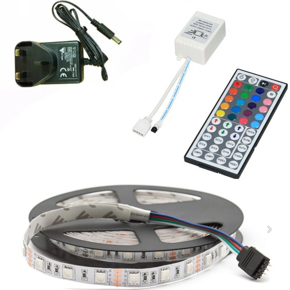 1M 2M 3M 4M 5M QUALITY RGB LED LIGHT STRIP ROPE KIT 5050 MULTI